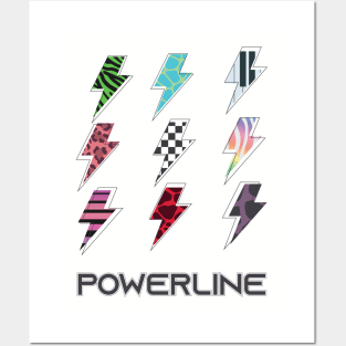 Lighting Bolt Powerline Posters and Art